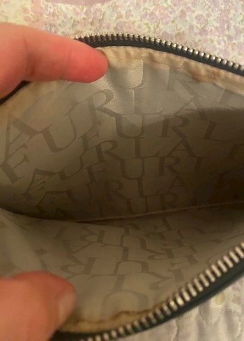 Siyah Deri Fermuarlı Kadın Portföy Çanta - Görsel 3