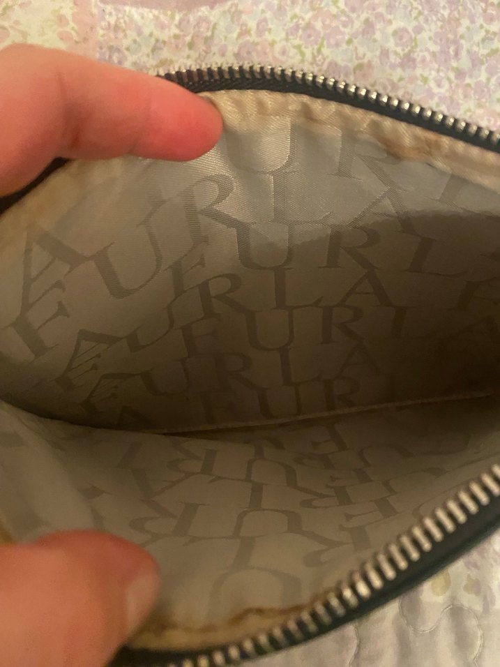 Siyah Deri Fermuarlı Kadın Portföy Çanta - Görsel 3