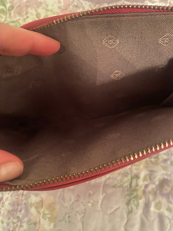 Kırmızı Deri Kadın Portföy Çanta - Görsel 3