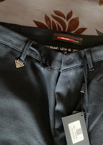 Erkek siyah prada pantolon - Görsel 3