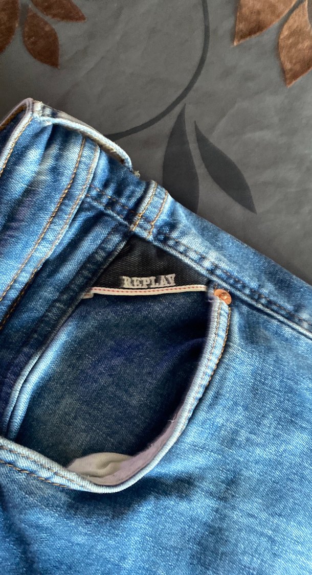 Günlük Mavi Denim Erkek Kot Pantolon - Görsel 4
