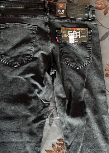 Gri Bağlamalı Regular Fit Denim Erkek Jean - Görsel 5