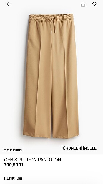 H&M bol pantolon