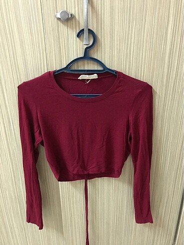 Trendyol bağlamalı crop