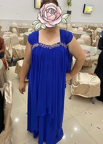 50 Beden Gece elbisesi