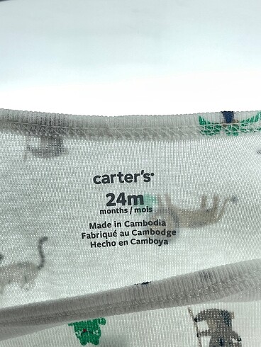 2 Yaş Beden Carters Zıbın / Tulum p İndirimli.