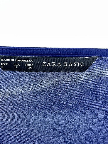 s Beden lacivert Renk Zara Bluz %70 İndirimli.