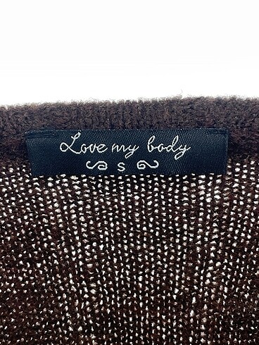 s Beden kahverengi Renk Love My Body Kazak / Triko %70 İndirimli.