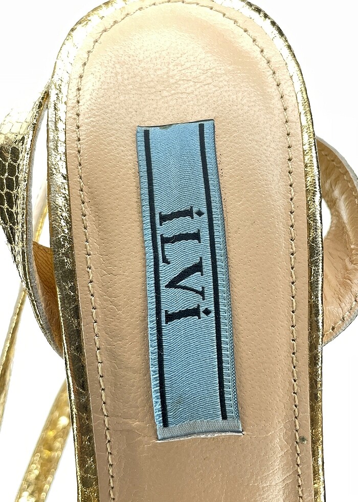 İlvi Platform Gold Ayakkabı -  İndirimli. - Görsel 4