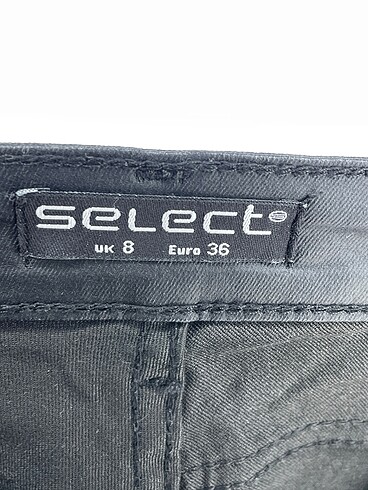 36 Beden siyah Renk Select Jean / Kot %70 İndirimli.