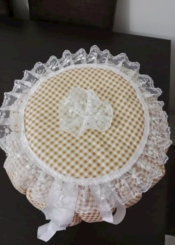 Nakışlı Bej Emzirme ve Hamile Yastığı - Görsel 3