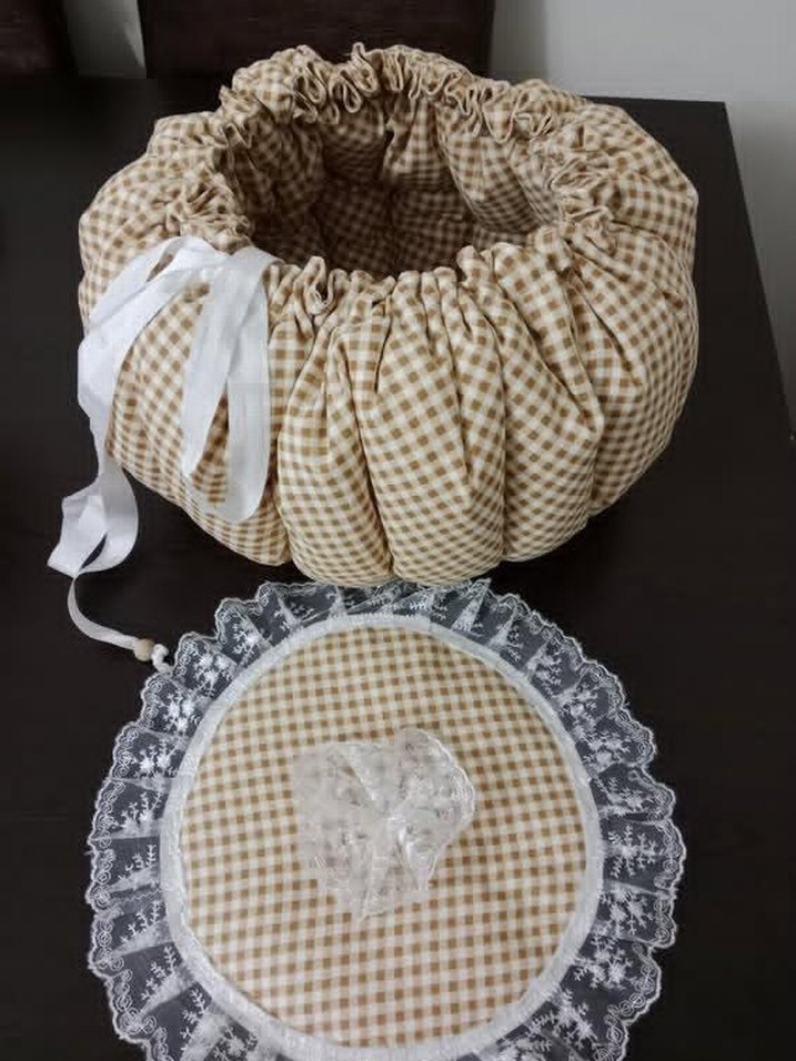 Nakışlı Bej Emzirme ve Hamile Yastığı - Görsel 2