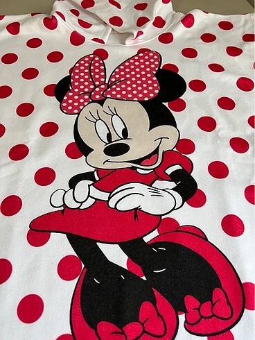 Diğer Minie mouse havlu panço