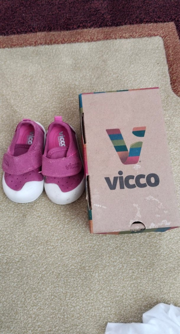 Kız Bebek Fusya Cırt Cırtlı İlk Adım Ayakkabısı - Görsel 3