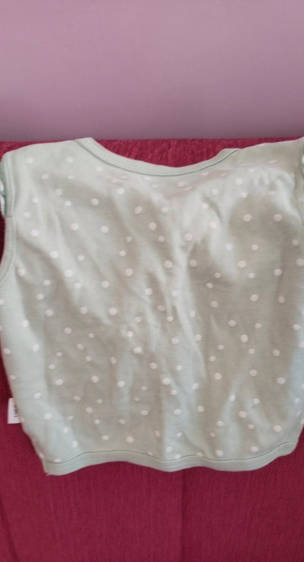 Kız Çocuk Düğmeli Pamuklu Yelek - Görsel 3