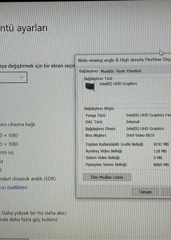 Lenovo Siyah Dizüstü Bilgisayar - Görsel 7