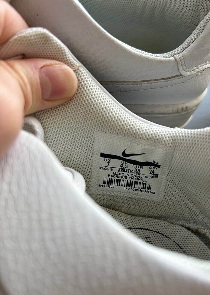 Nike Air Force Beyaz Spor Ayakkabı - Görsel 4