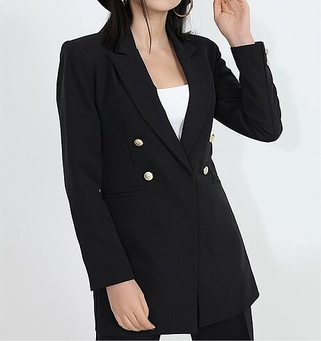 m Beden Siyah Blazer Ceket