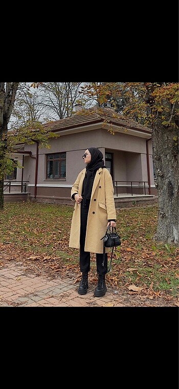 Trendyol & Milla Camel kaban