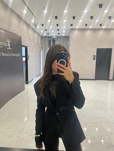 xs Beden Belden oturmalı blazer
