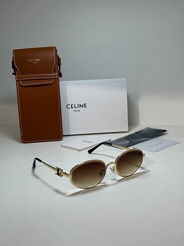 Beden CELİNE- İthal Sunglasses (kahverengi cam )