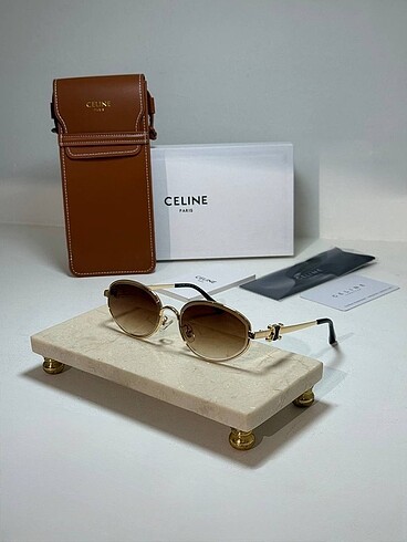 CELİNE- İthal Sunglasses (kahverengi cam )