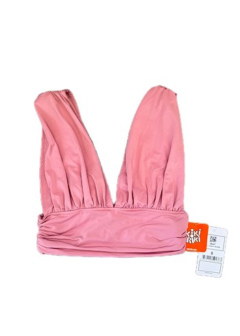 KikiRiki Pembe Crop Sıfır Etiketli