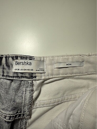 36 Beden Çift Renkli Mom Jean