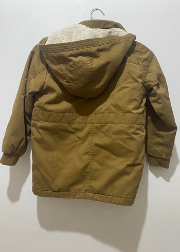 Erkek Çocuk Kahverengi Kamuflaj Desenli Mont - Görsel 4