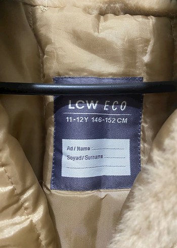 Bej Peluş Kadın Midi Mont - Görsel 8