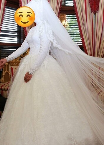 Gelinlik  tesettürlü  - Görsel 2