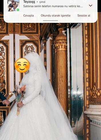 Gelinlik  tesettürlü  - Görsel 4