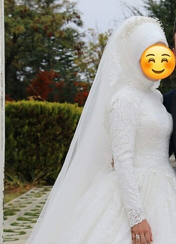 Gelinlik  tesettürlü  - Görsel 6