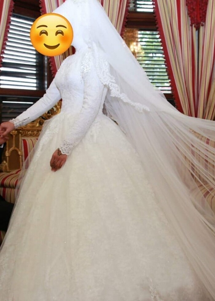 Gelinlik  tesettürlü  - Görsel 2