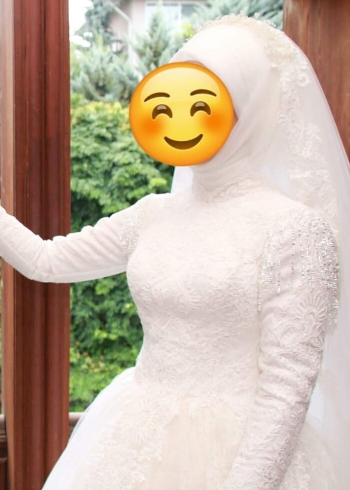 Gelinlik  tesettürlü  - Görsel 3