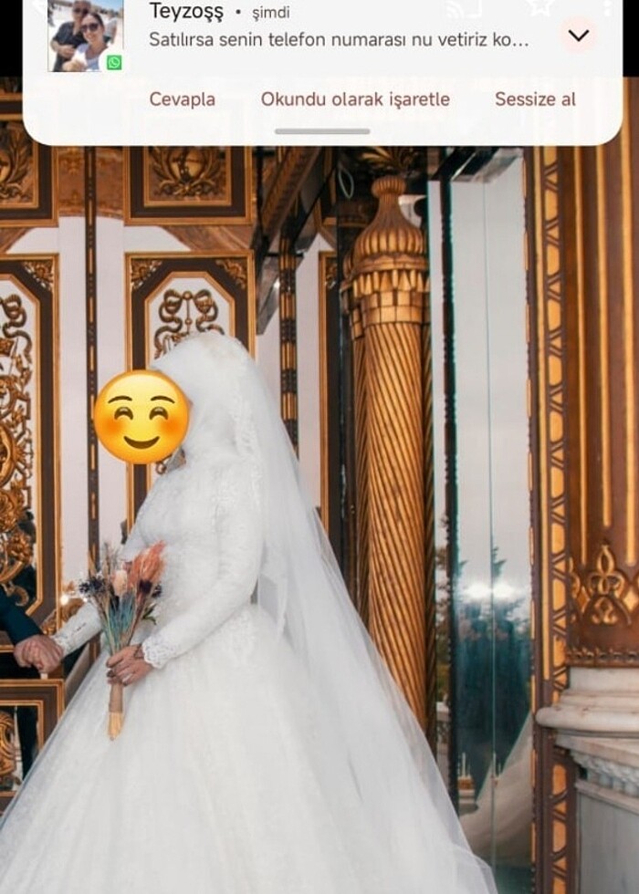 Gelinlik  tesettürlü  - Görsel 4