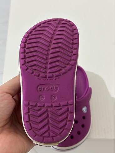 23 Beden mor Renk Crocs c7