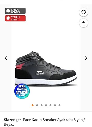 Slazenger etiketi üstünde 41 numara