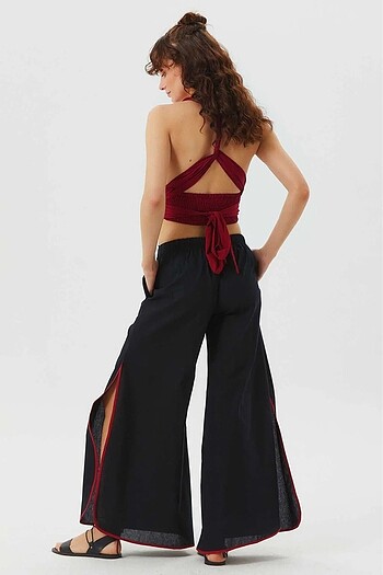s Beden Kadın Bohem Vintage Pantolon