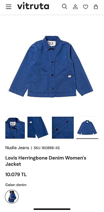 Vintage Unisex Ceket - Görsel 5