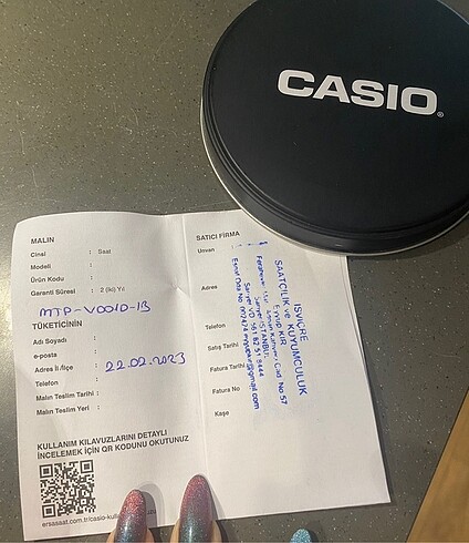 Casio Casio Suya Dayanıklı Gümüş Saat