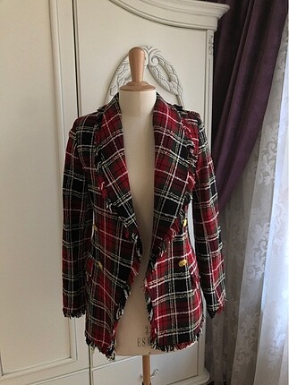 Renkli blazer