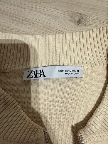 Zara Bej Kol Detaylı Zara Hırka