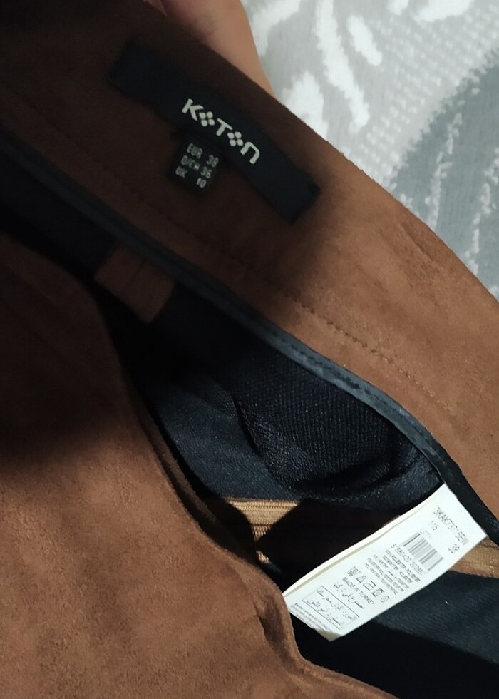 Koton Süet Etek  - Görsel 5