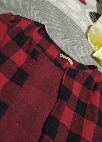Kadın Ekose Ceket  - Görsel 4