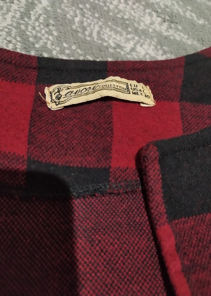 Kadın Ekose Ceket  - Görsel 5