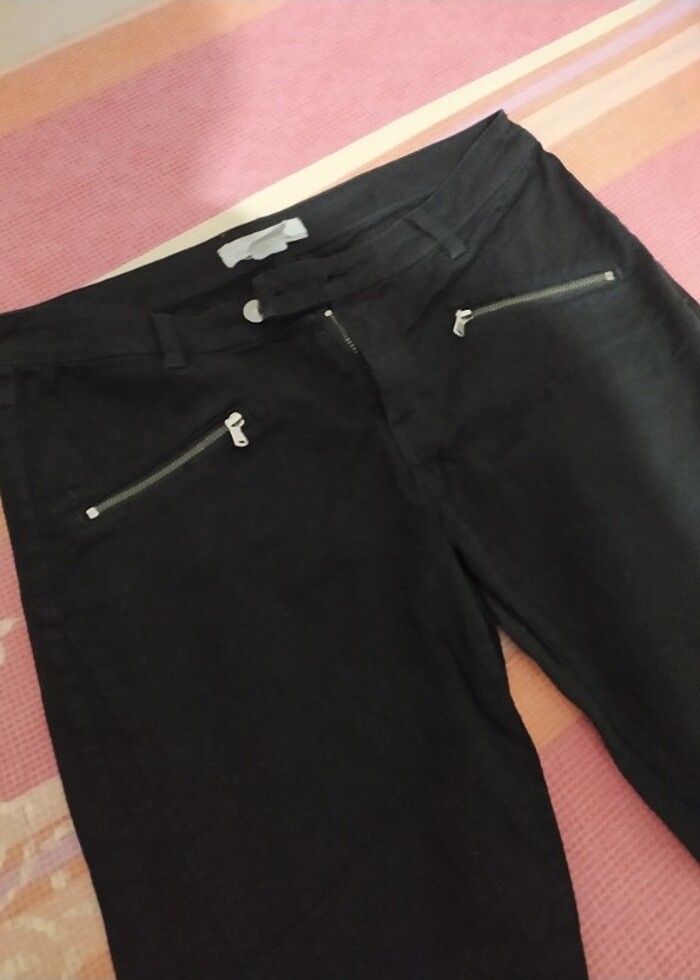 Kadın Siyah Skinny Jean  - Görsel 2