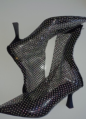 Stradivarius Taşlı File bot bootie