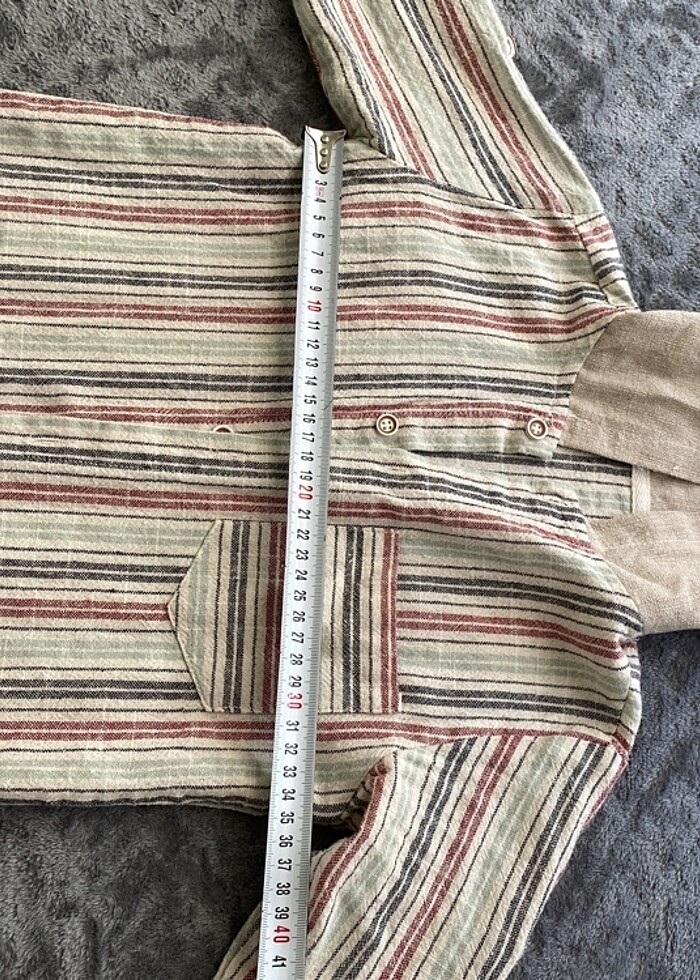 Keten gömlek - Görsel 4