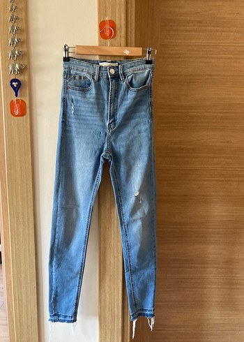 Kadın Dar Kesim Jean